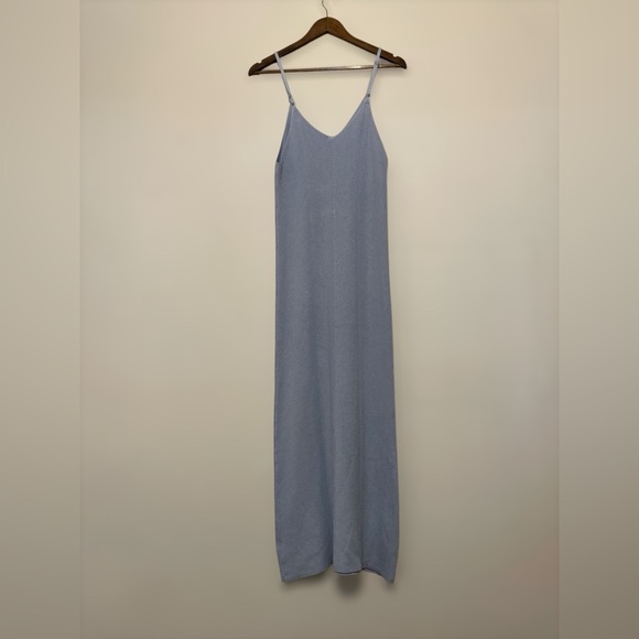 Freshman 1996 Knit Fitted Normcore Minimalist Maxi Dress LARGE - Picture 2 of 2